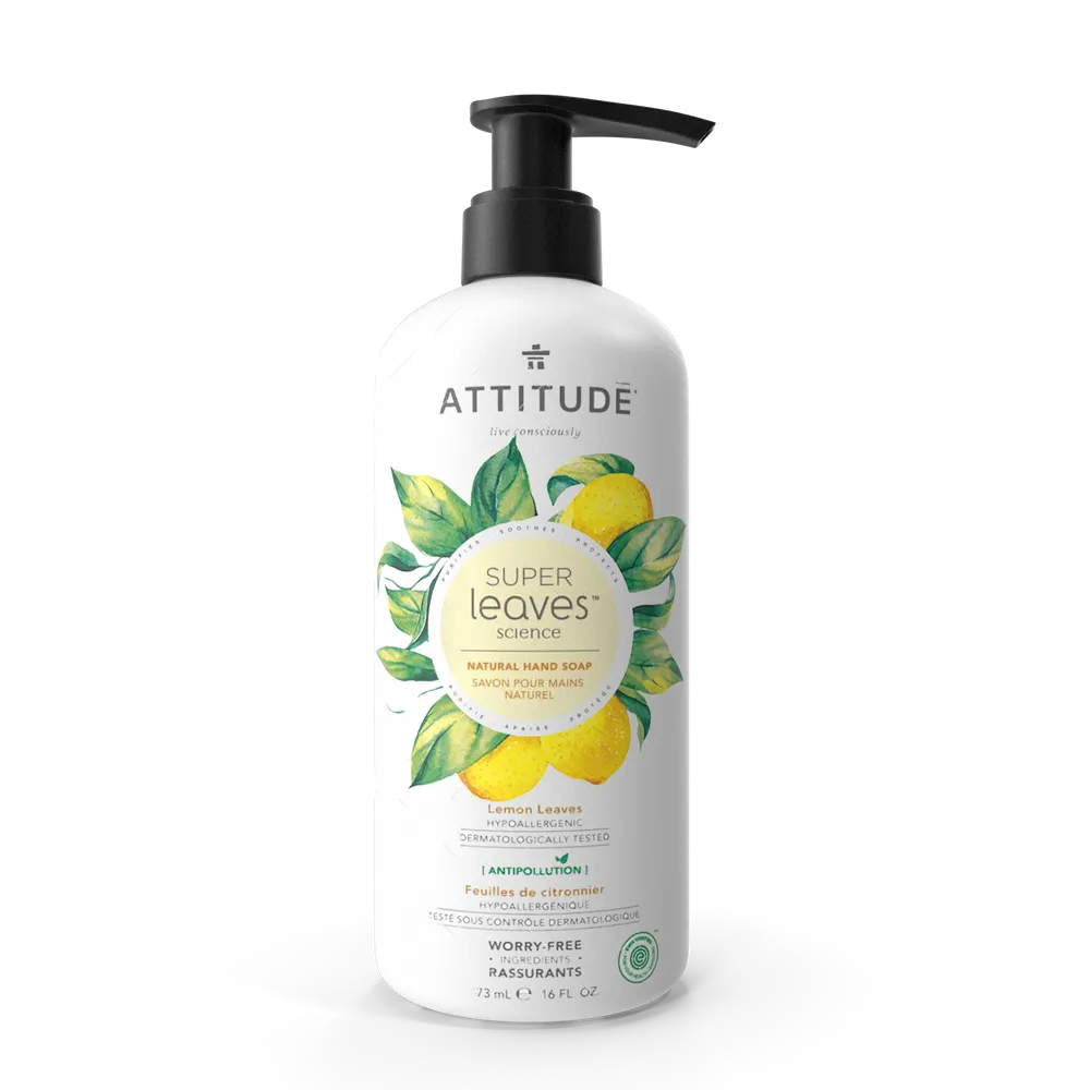 Savon pour les mains Attitude Super Leaves